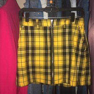 Plaid Mini Skirt